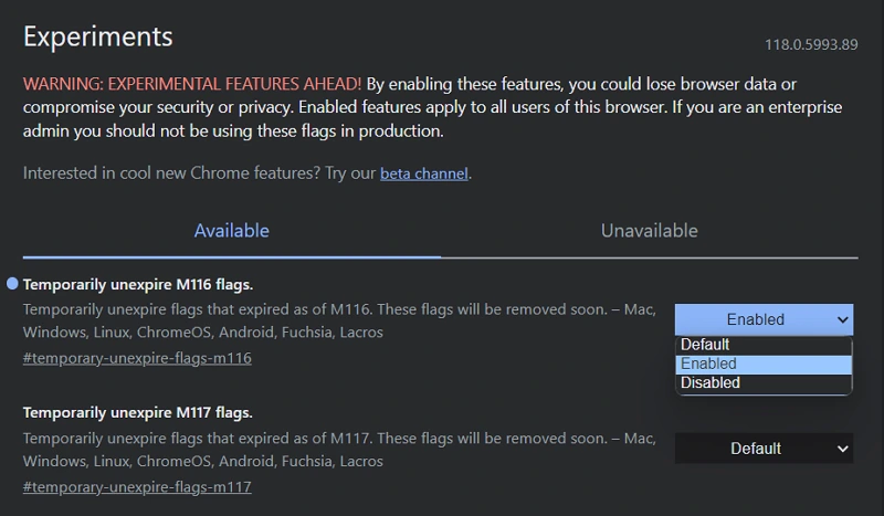 Disable Flags