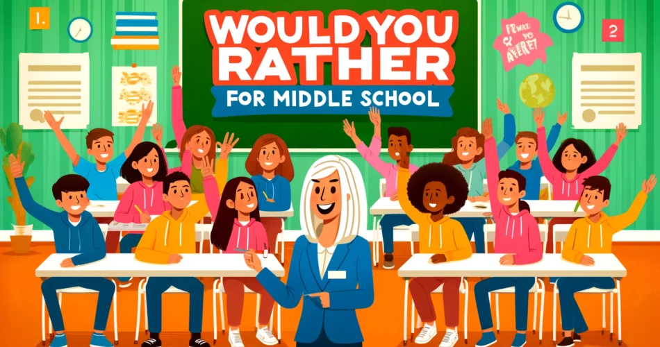Would You Rather Questions for Middle School