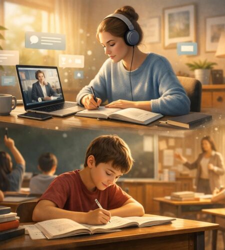 Online learning vs traditional learning